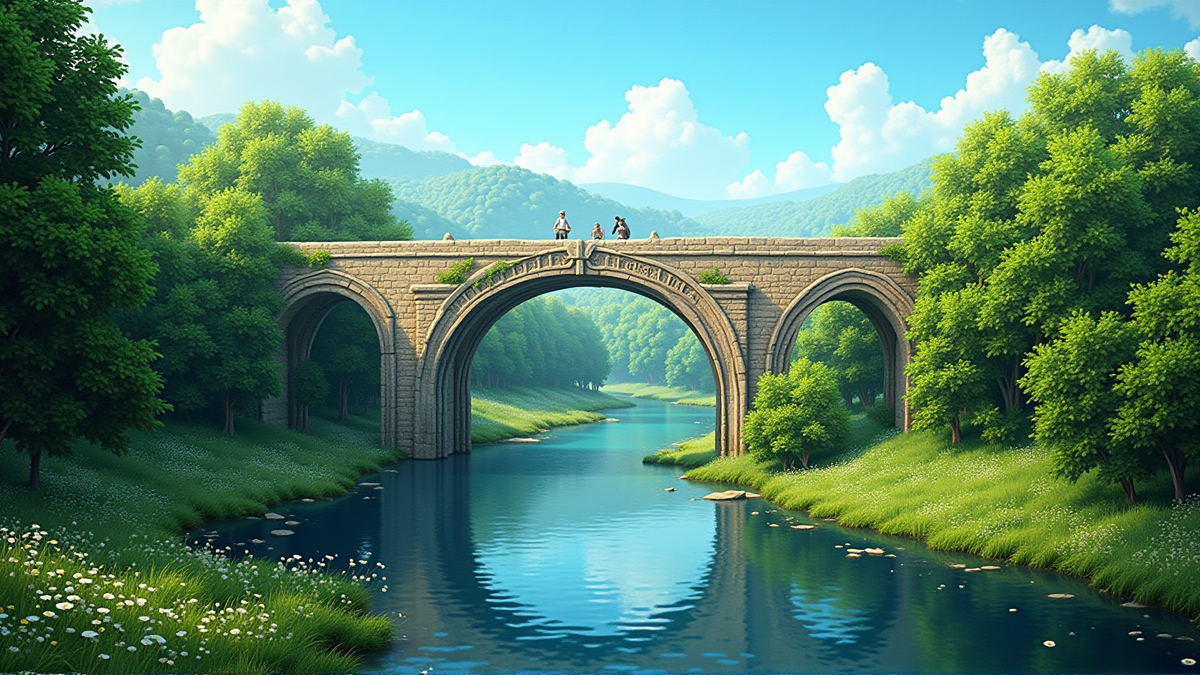 Мост через реку