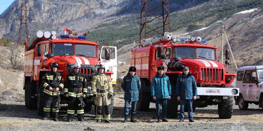 В Зинцаре прошли учения по отработке тактики и техники тушения лесных пожаров