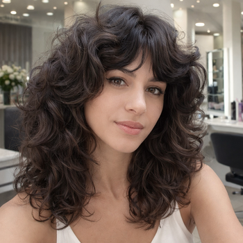 Стрижка Бабочка (butterfly layers)