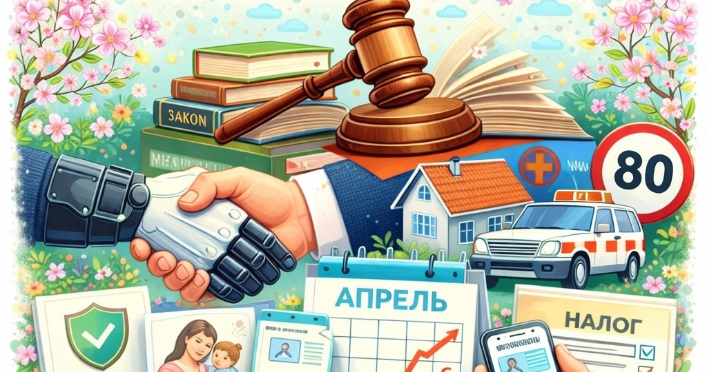 Новые законы с апреля 2026: что изменится в жизни