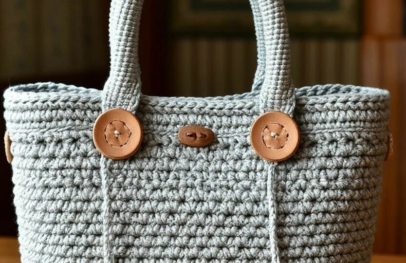 Вязаная сумочка для настоящих модниц