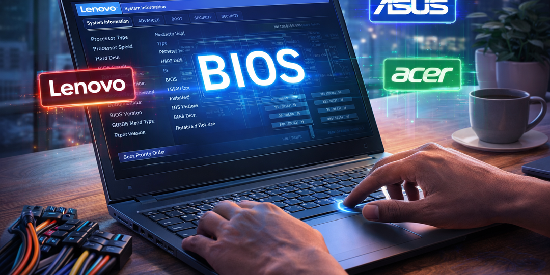 Как зайти в BIOS на ноутбуке: инструкция для Lenovo, ASUS и Acer