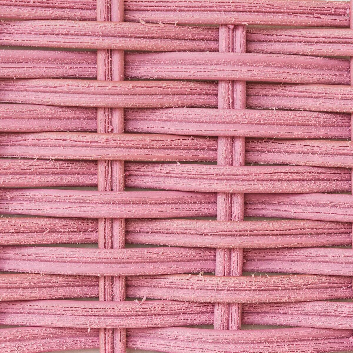 искуственный ротанг двойной пруток шлифованный цвет розовый 