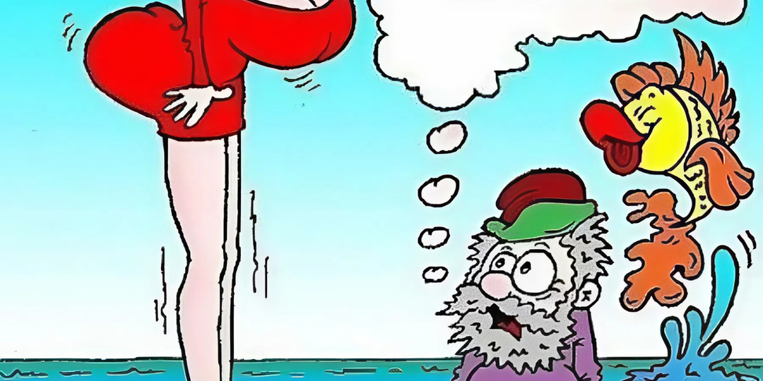 Золотая рыбка в эпоху айфонов: Подборка смешных карикатур на сказку Пушкина