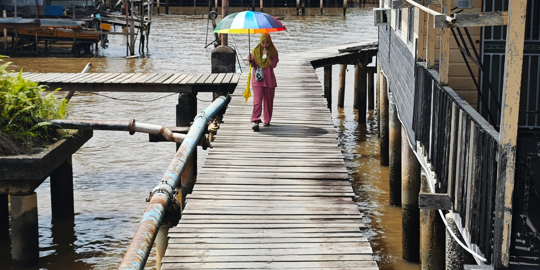 1000-летний город на воде в Брунее: Кампонг-Айер