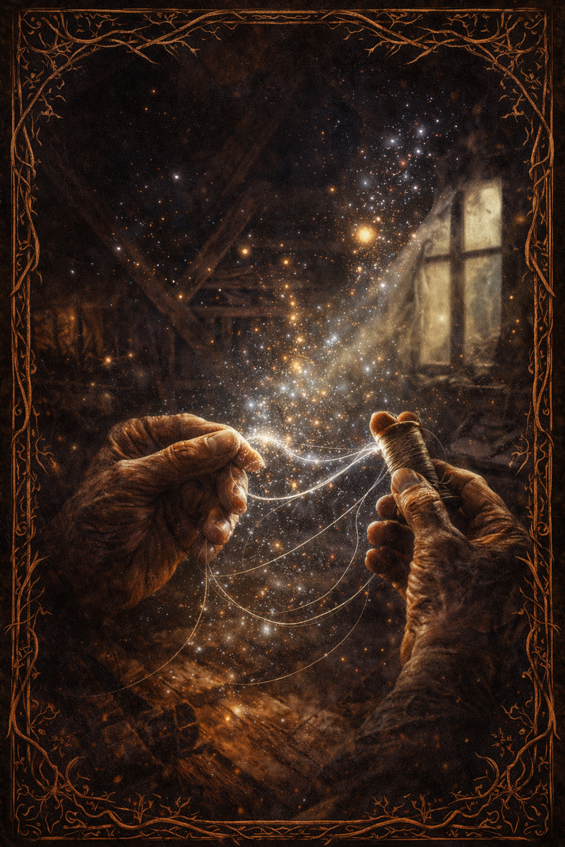 Серебряную нитку прял я когда-то