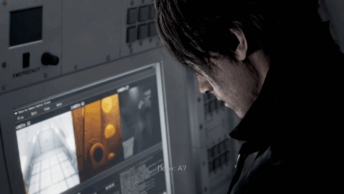 Gif картинка "ARK поприветствовал Леона"