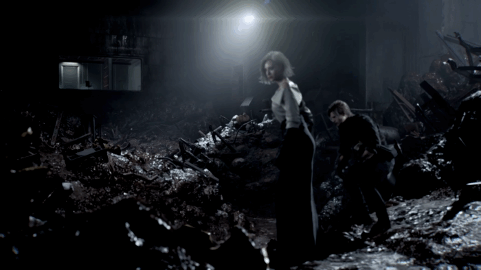 Gif картинка "Леону стало плохо"