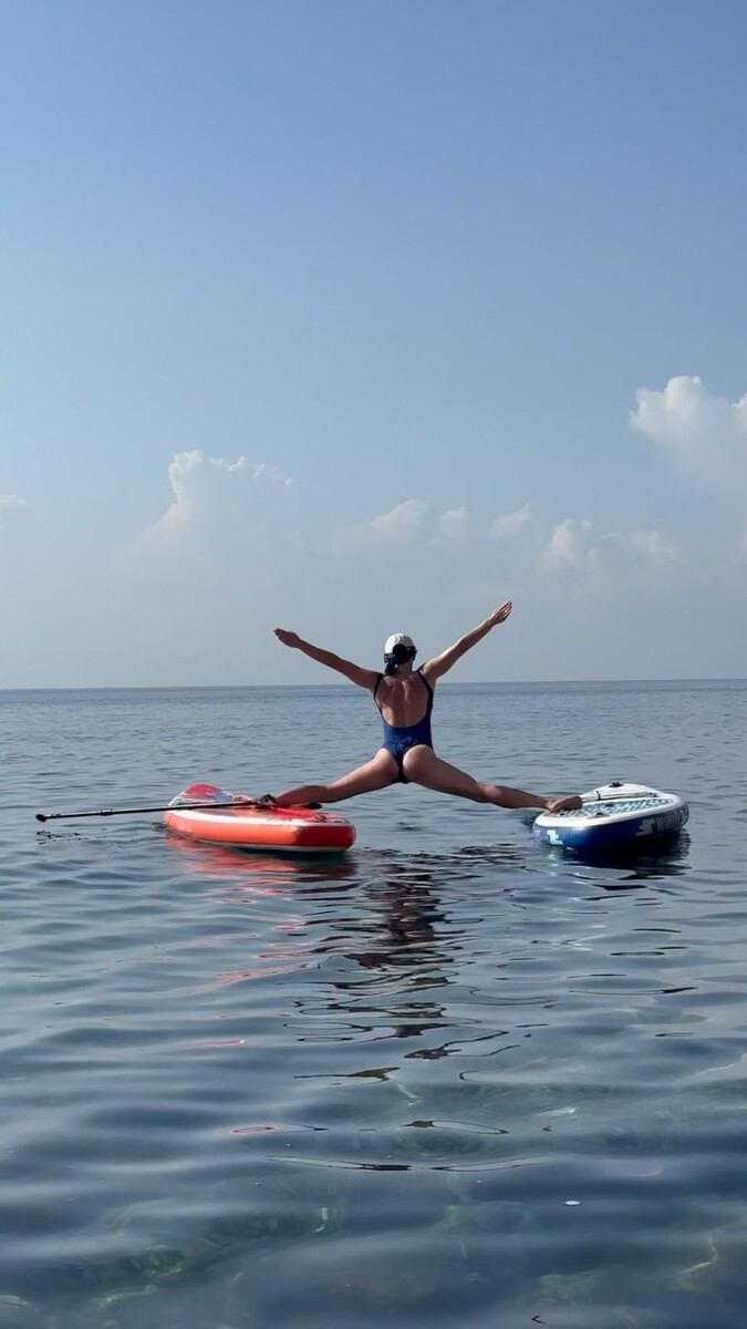 А вот и шпагат)