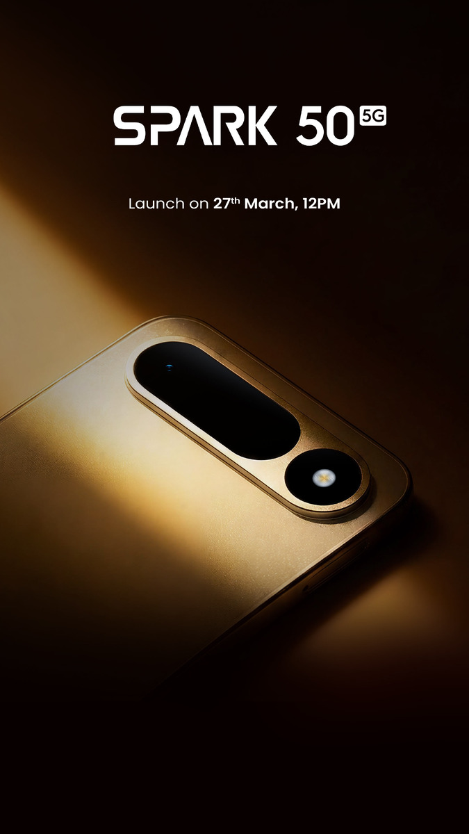    TECNO раскрыла дизайн и характеристики бюджетного смартфона Spark 50 5G