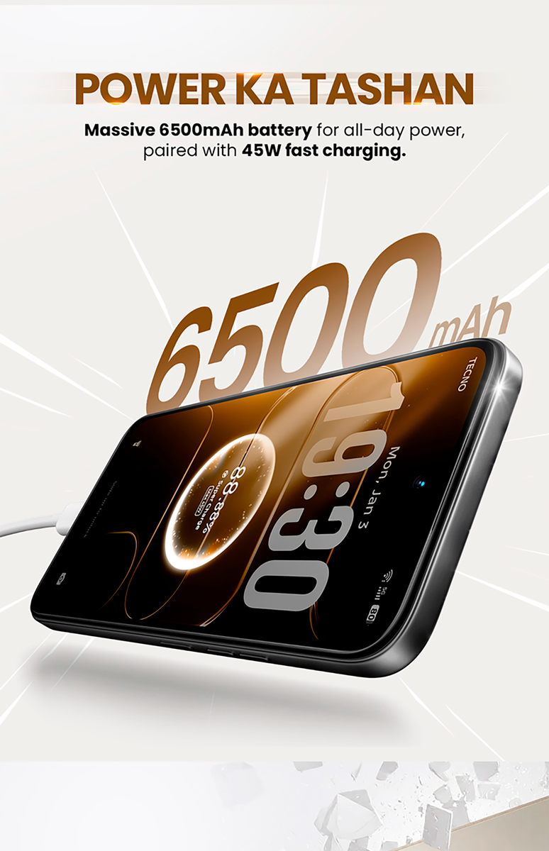    TECNO раскрыла дизайн и характеристики бюджетного смартфона Spark 50 5G