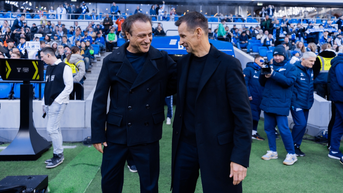 Фото: Ролан Гусев и Сергей Семак/ФК «Зенит»