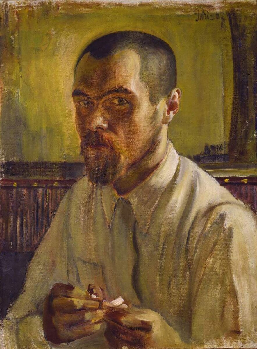 Кузьма Петров-Водкин. Автопортрет. 1907. Государственный Русский музей, Санкт-Петербург