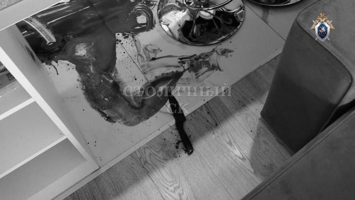 Место нападения на помощницу топ-менеджера «Росхима». Фото © ГСУ СК РФ по Москве