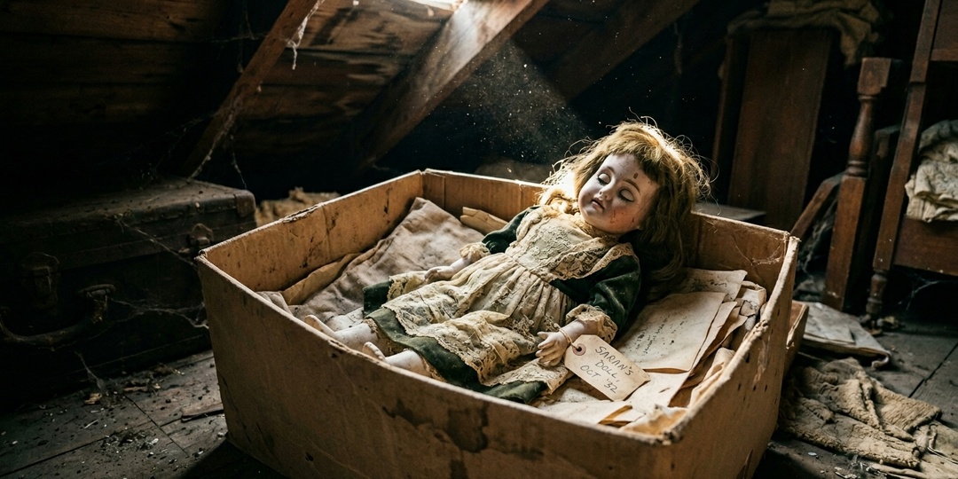 Старая кукла на чердаке