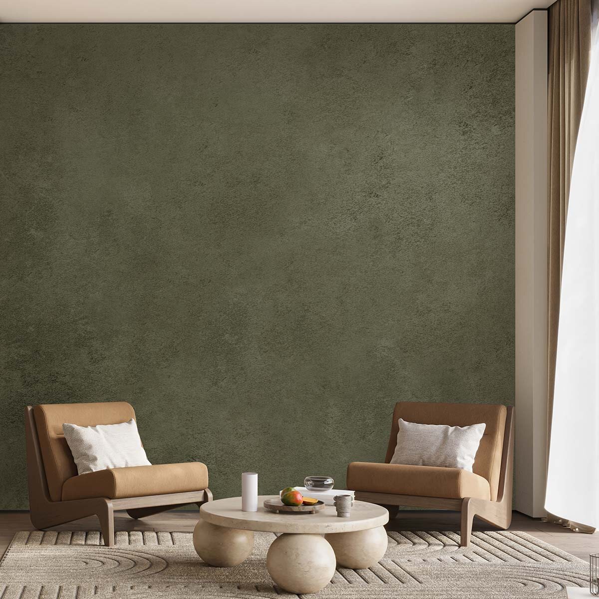 Пример отделки стены зоны отдыха виниловыми обоями на флизелиновой основе VEROL. 