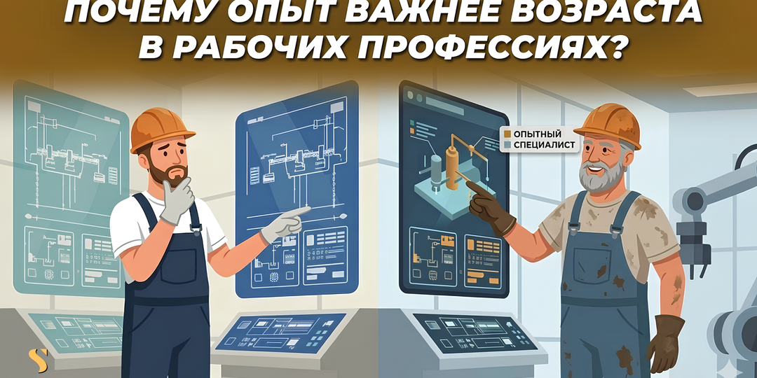 Почему опыт важнее возраста в рабочих профессиях?