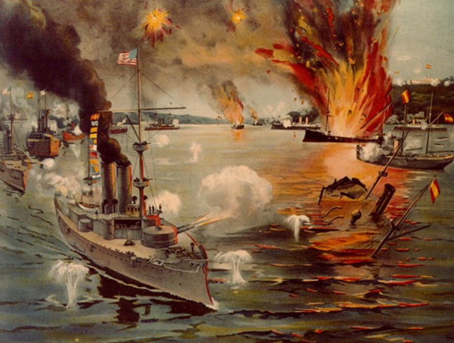 "Манильская битва", рисунок