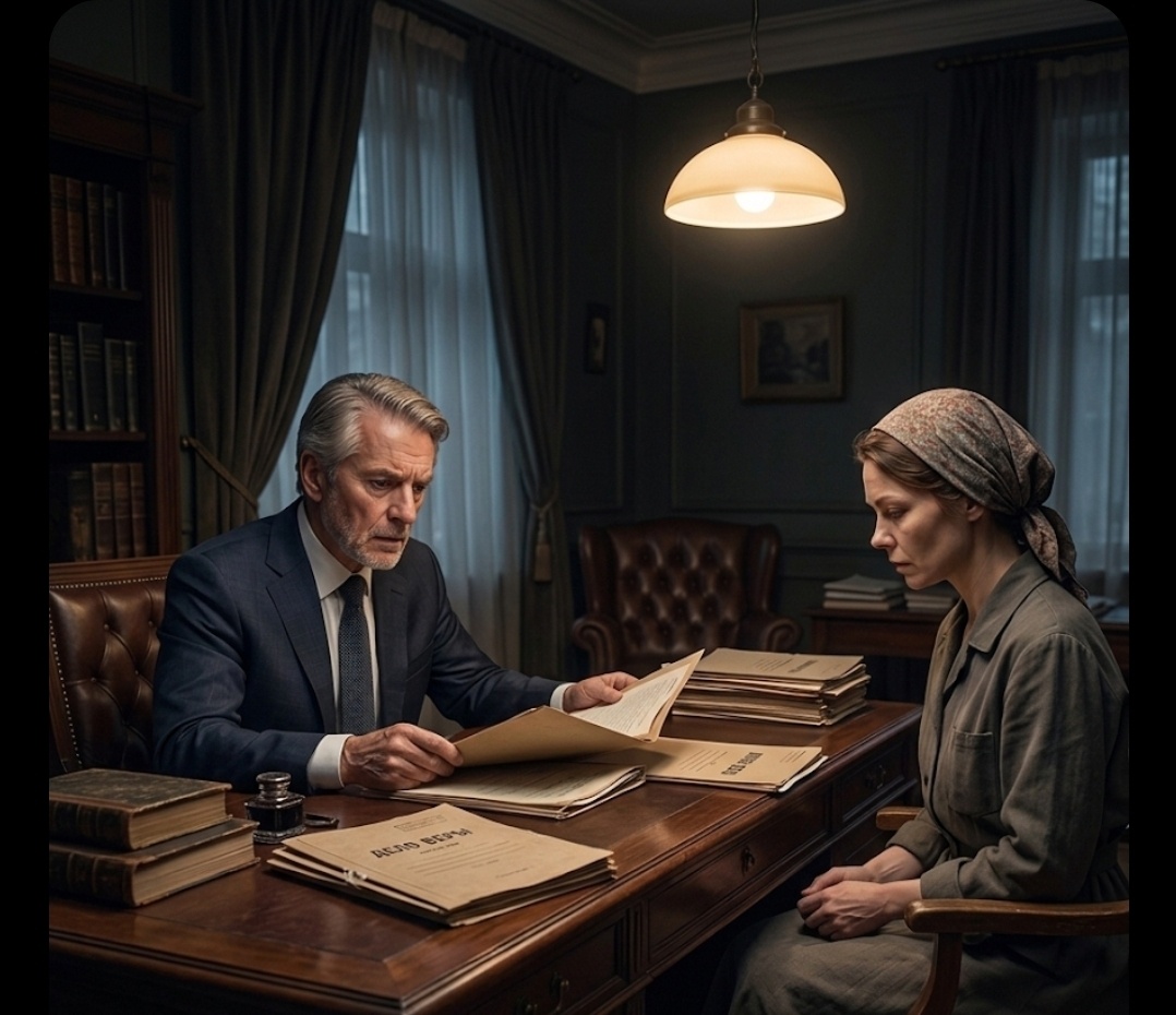 Вера на собеседовании у Игоря Владимировича. Фото сделано с помощью ии.