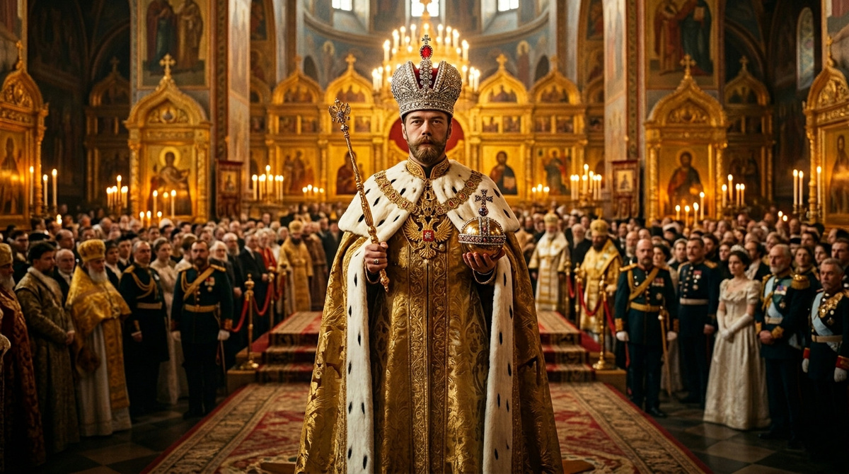 Тяжесть венца: сколько стоил самый дорогой и трагичный выход в истории Романовых?  Визуализация образа.