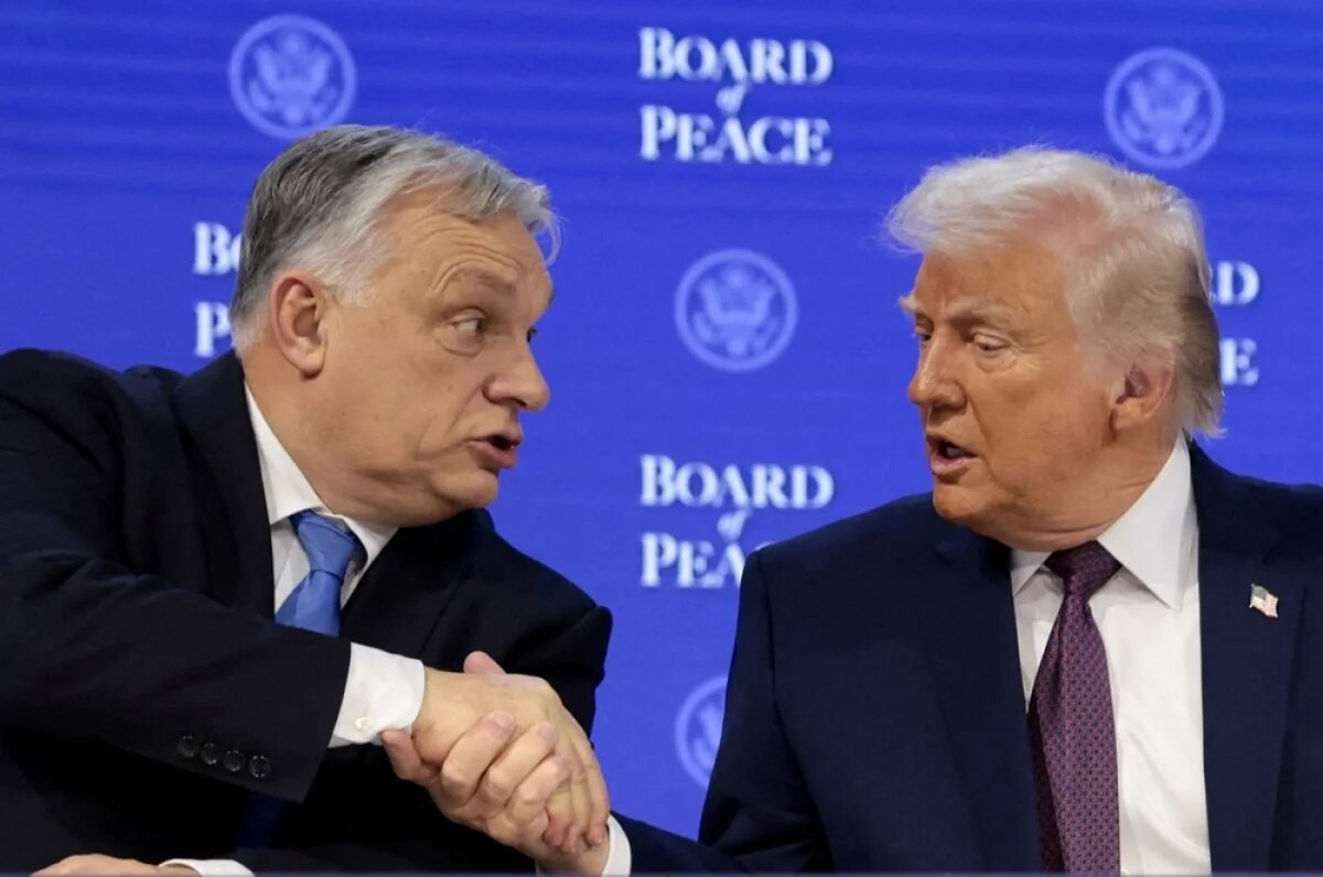    Виктор Орбан и Дональд Трамп.