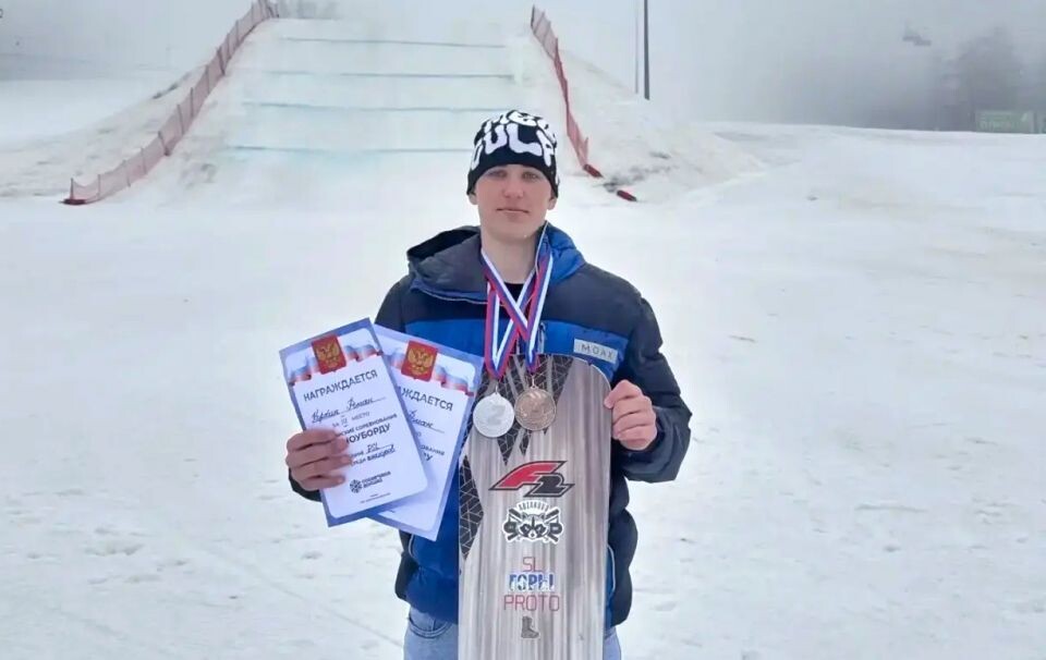    Роман Коркин - дважды призёр всероссийских стартов в Миассе