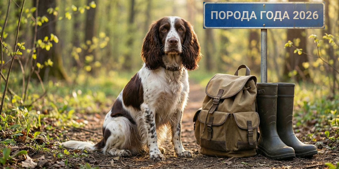 Русский охотничий спаниель — порода года 2026. Почему РКФ выбрала его