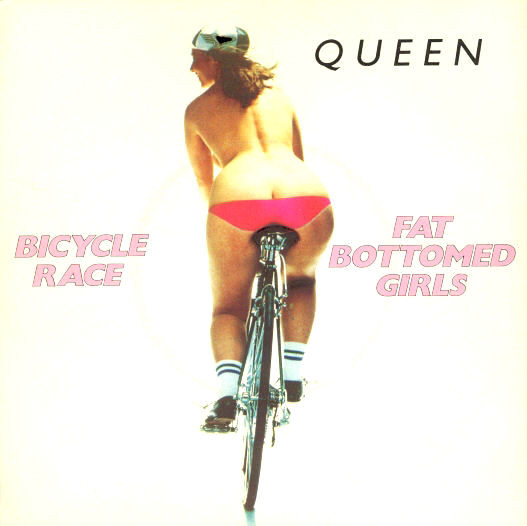 Оболжка сингла "Bicycle Race / Fat Bottomed Girls"