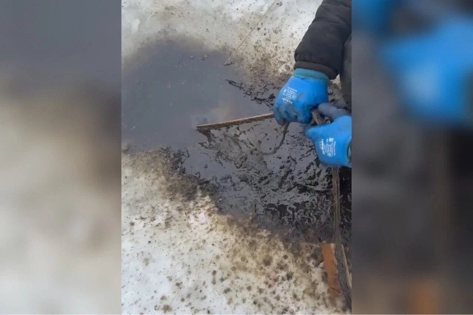    Видео с места загрязнения прислали в редакцию «КП-Самара». Фото: предоставлено «КП-Самара»