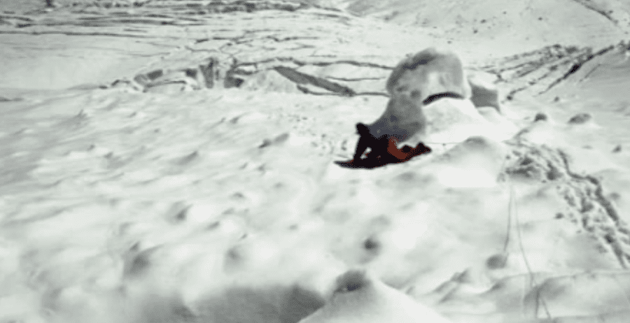 Скотт на спуске (фото из открытых источников)