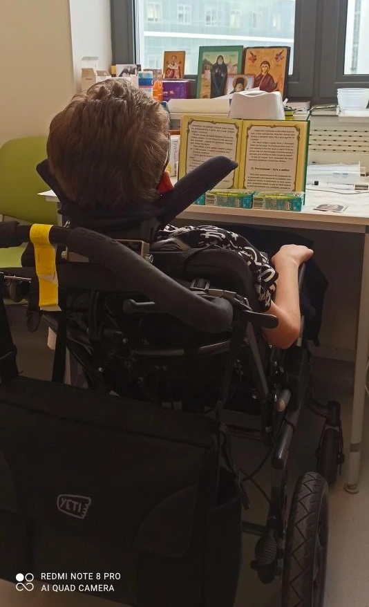    Укушенный клещом Сева из Карелии смог выбраться на прогулку впервые с октября Валерий Соловьев / ВК