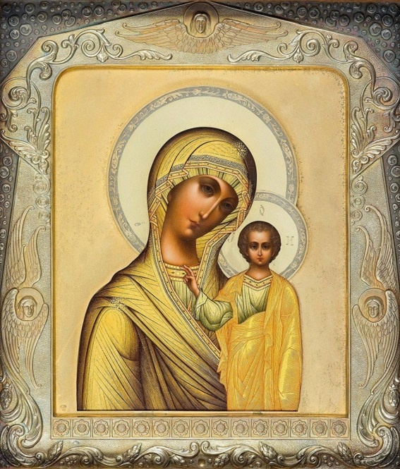 Икона Богоматерь Казанская. В.П.Гурьянов