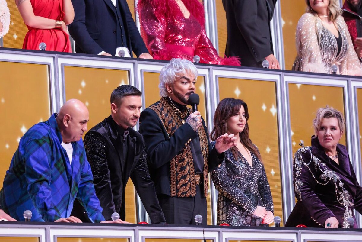    Сергей Лазарев, Филипп Киркоров, Иосиф Пригожин и Жасмин Пресс-служба "России 1"