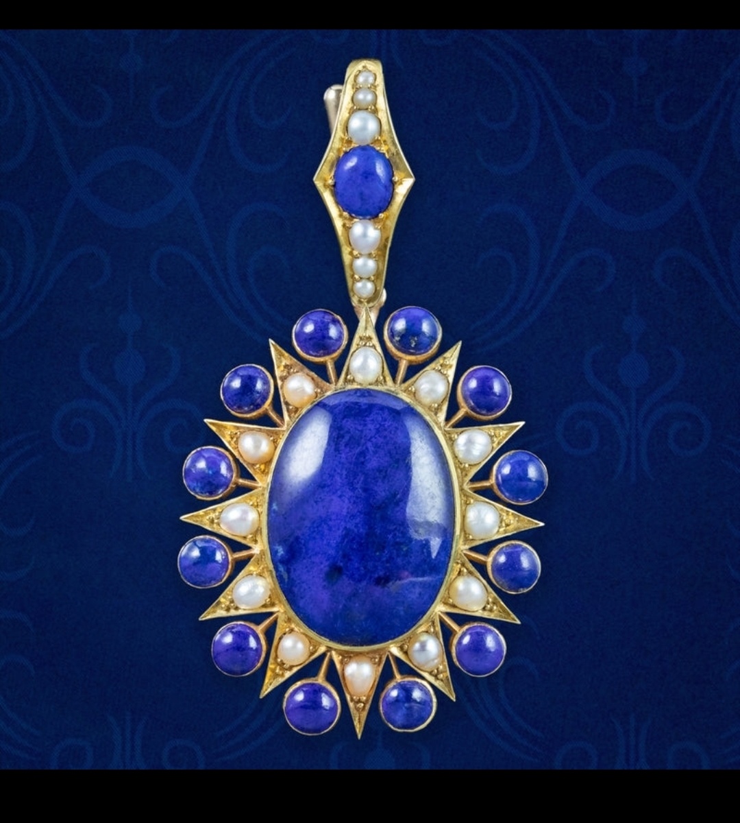 Украшения с лазуритом.