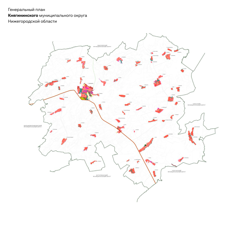    Утверждены генпланы для Княгининского и Павловского округов