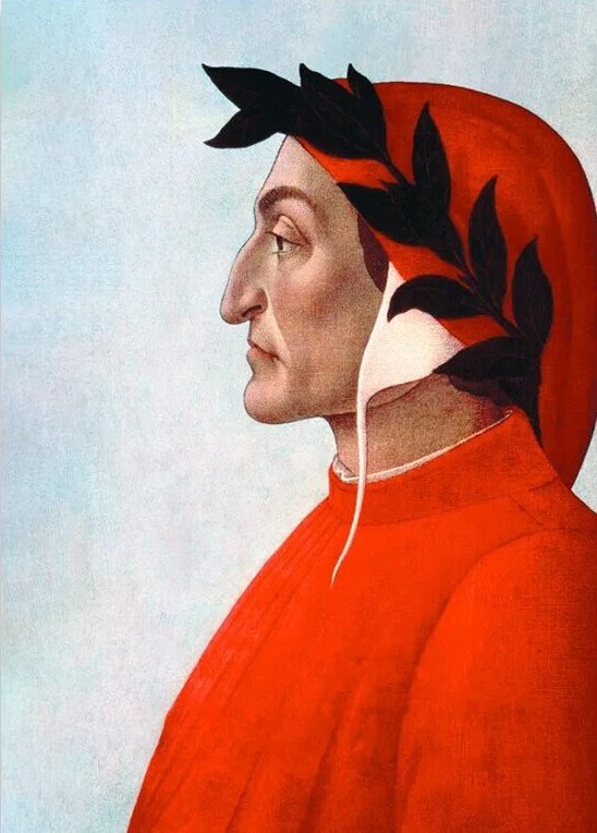 Самый известный портрет Данте Алигьери. Автор Сандро Ботичелли