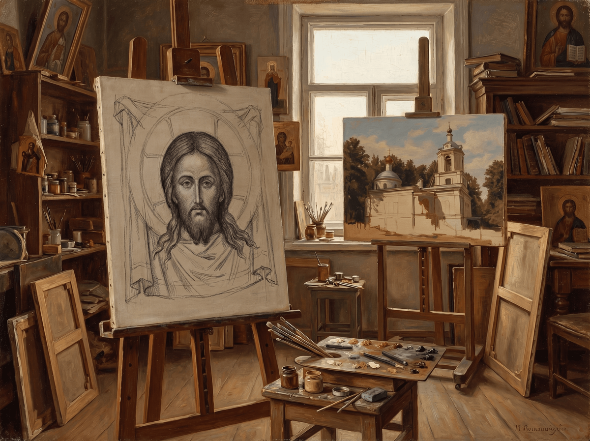 Окно в прошлое: художник Александр Драбов и Спасский храм