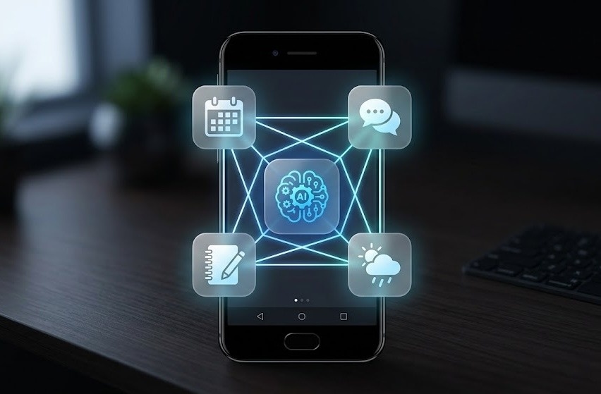    ИИ в смартфоне будет связывать все функции.