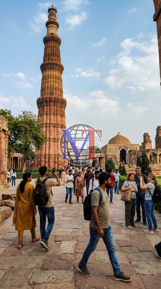 Кутб-Минар — Место, где особенно чувствуется исторический масштаб Дели.