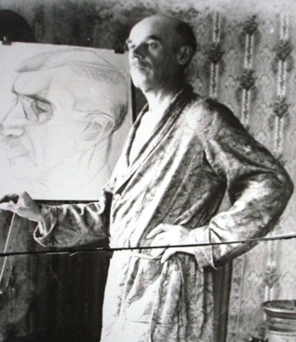 Первый профессиональный абхазский художник Александр Шервашидзе