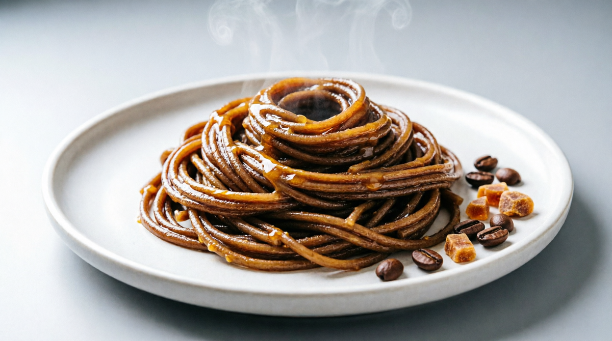 Паста из кофе и карамели