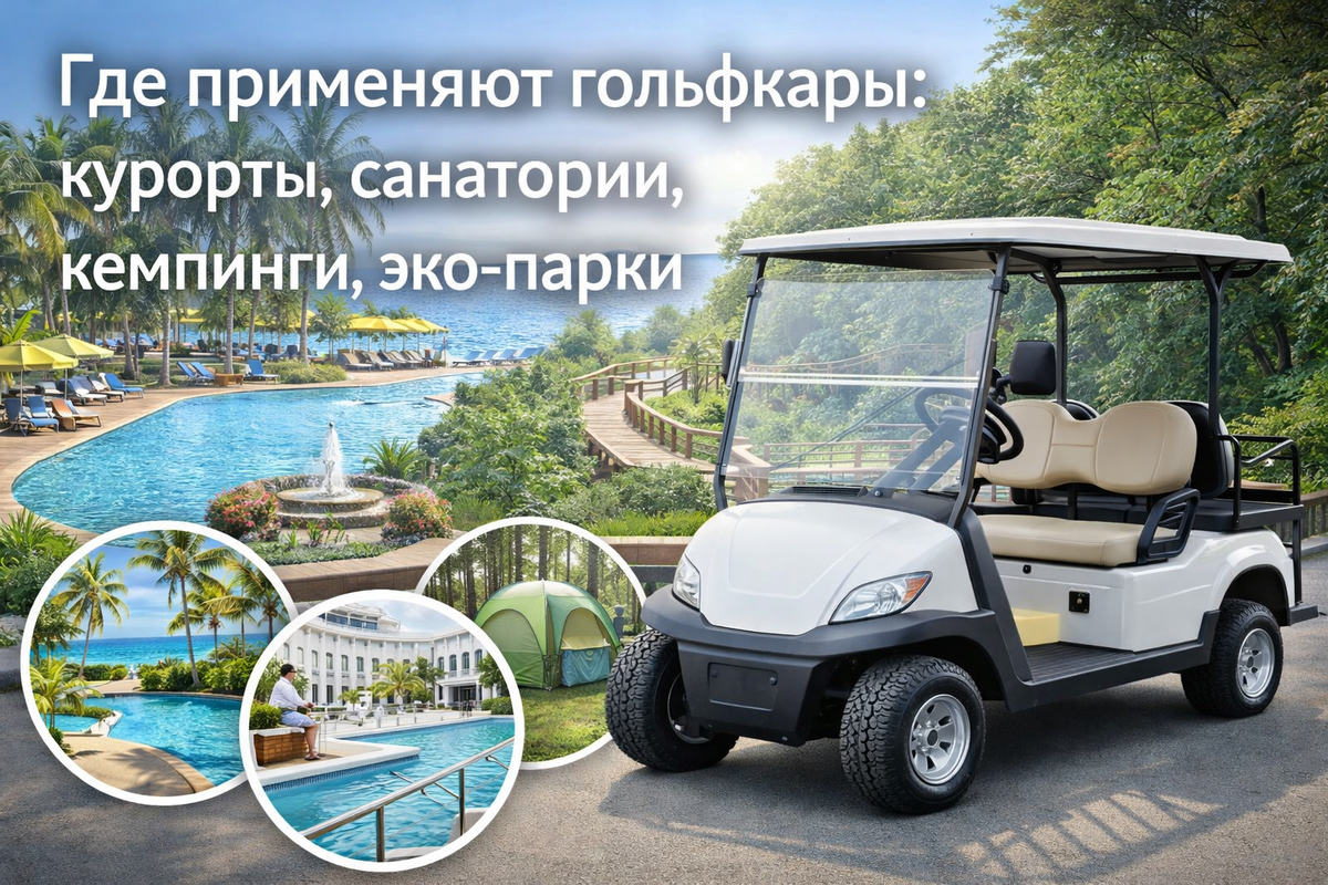 Тихий трудяга с душой курорта. Где гольфкар становится главным транспортом, а не просто игрушкой для гольфа.