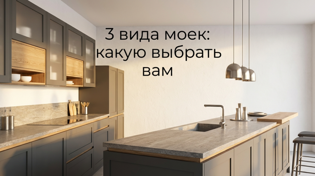    Основные типы монтажа кухонных моек: от классических до современных решений. MDKUHNY