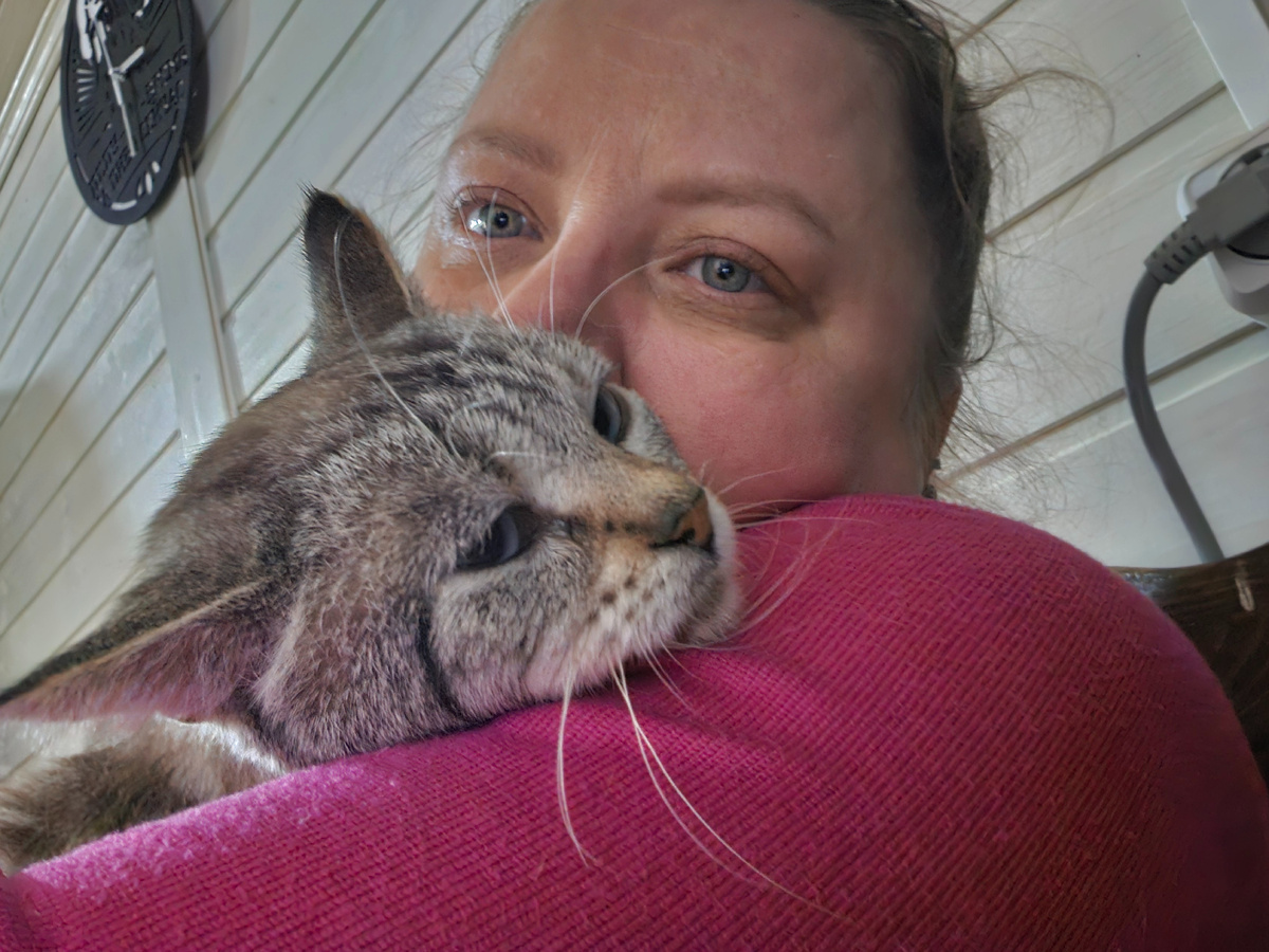 Фото автора. Помогите спасти КотЯ.