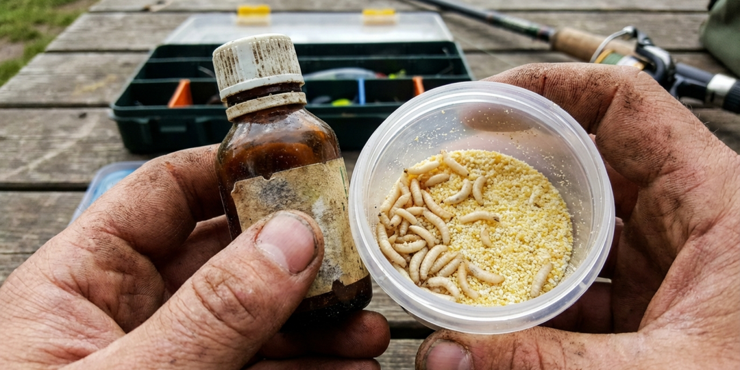 Главный секрет весеннего опарыша: что нужно капнуть в банку, чтобы личинки стали гиперактивными на дне