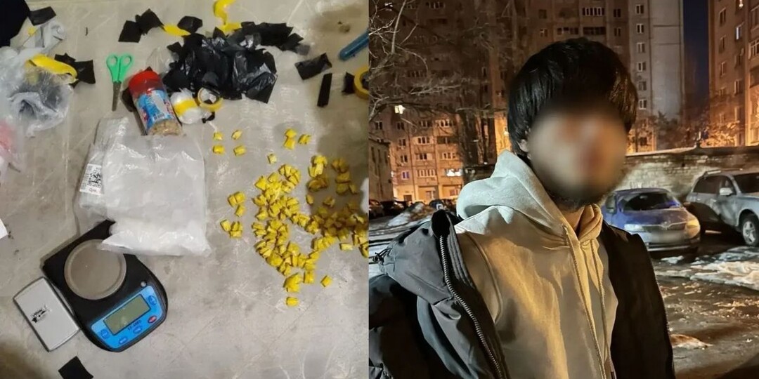 В Воронеже задержали закладчика с крупной партией наркотиков на улице Остужева
