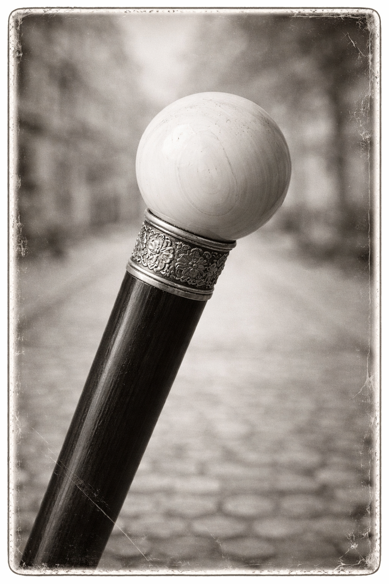 в виде шара из слоновой кости