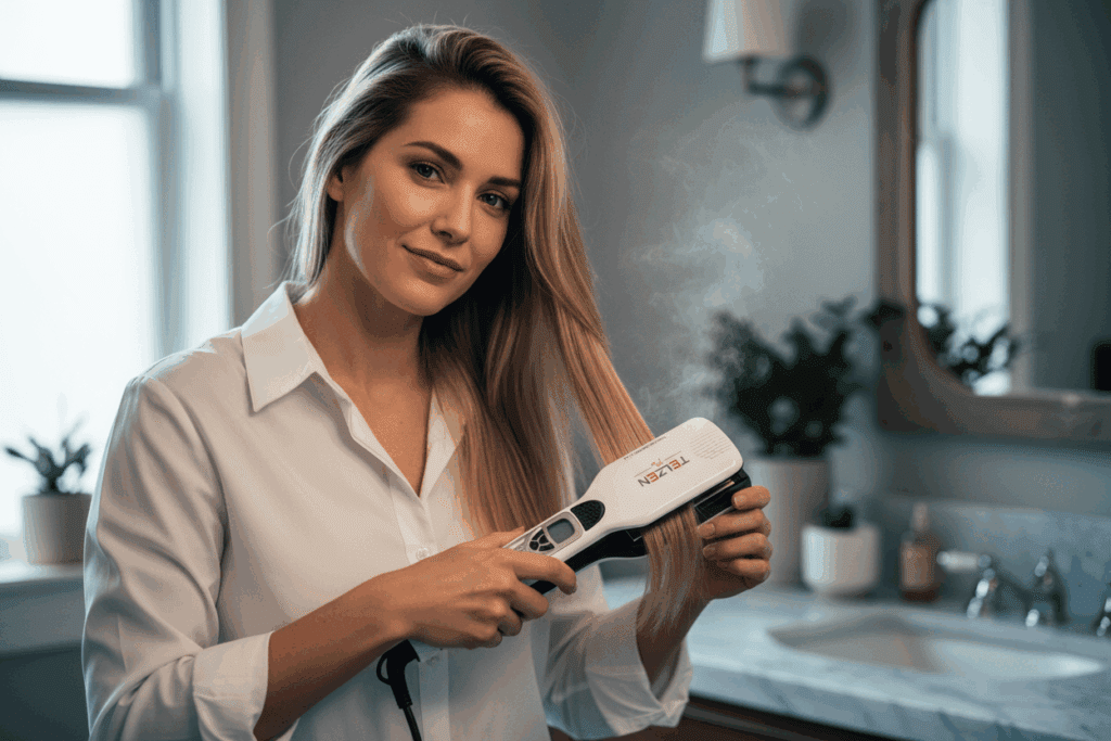    Температура для выпрямления осветленных волос: безопасное руководство для блонда TELZEN