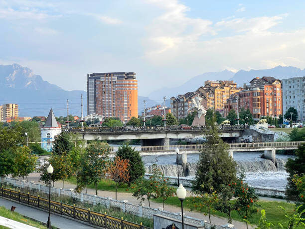 Набережная терека. Владикавказ