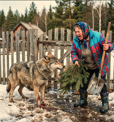 Она спасла раненого волка и его детёнышей… но не подозревала, что он однажды встанет между ней и опасностью